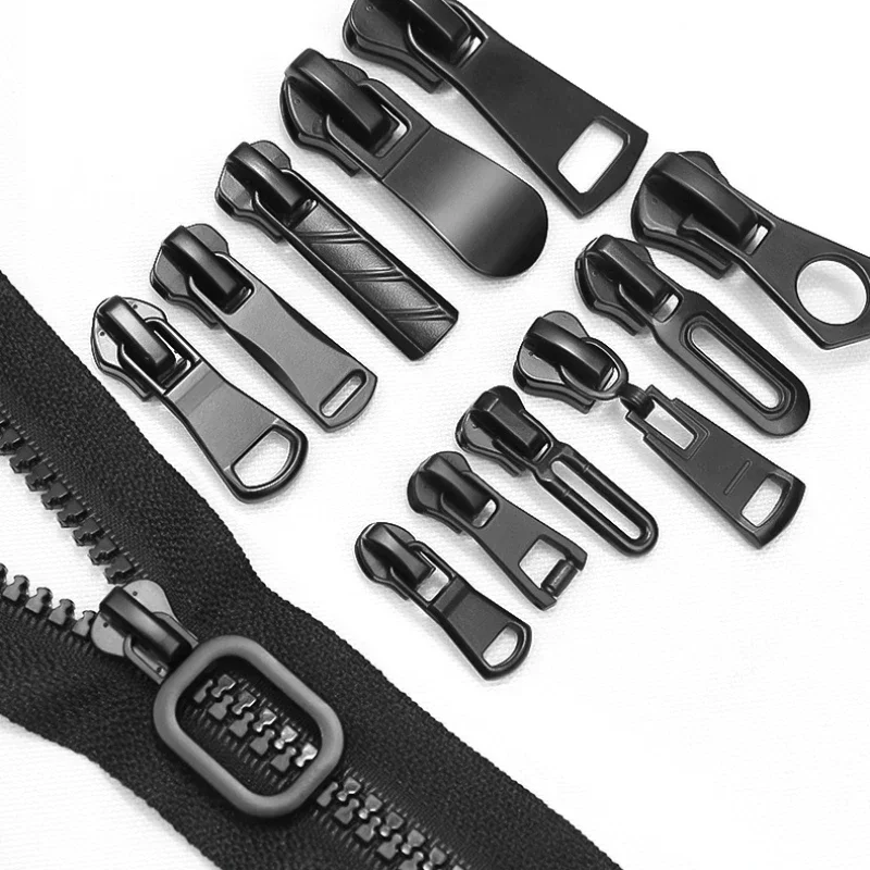 

5PCS Zipper Sliders 5# Auto Lock Alloy Zipper Sliders for Metal/Nylon/Resin Teeth Zippers DIY Sewing Supplies