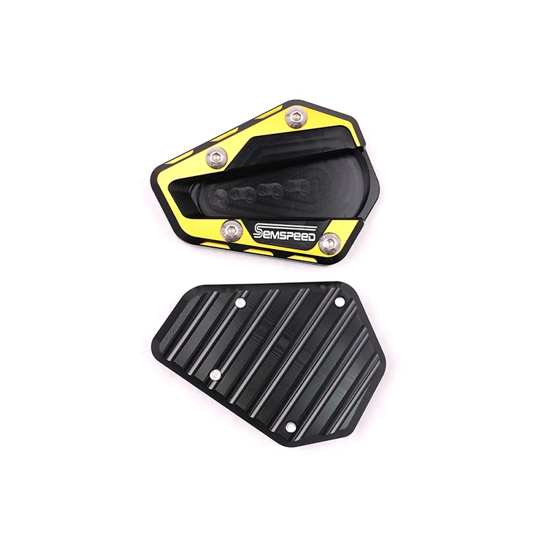 Motorcycle Stand Side Pad CNC Aluminum For Zontes 368G/E/D/K/M V1 V2 2024-2026 Motorcycle Foot Side Stand Kickstand Pad
