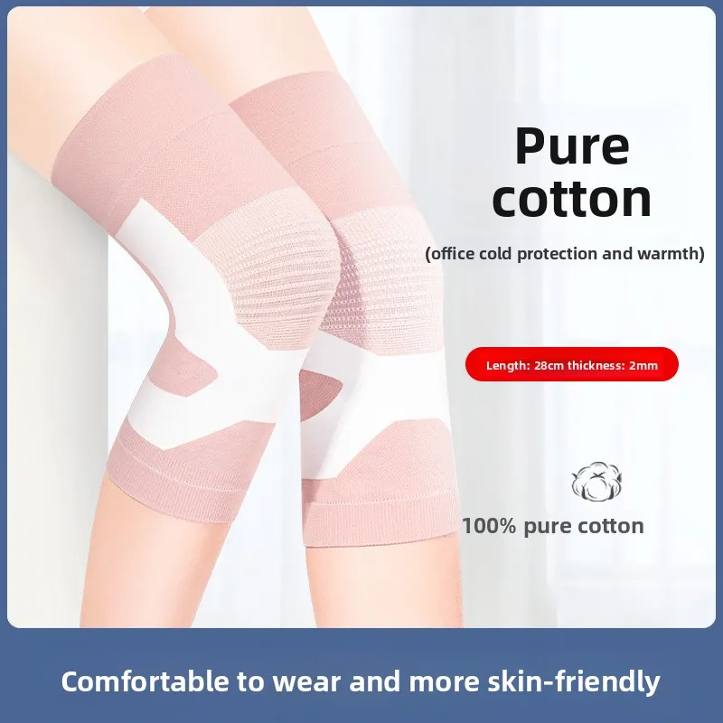 Spring Summer Transparent Japanese Gauze Cotton Knee Protection Sleeve for Men Women Joints Warm Old Cold Legs Elderly Care