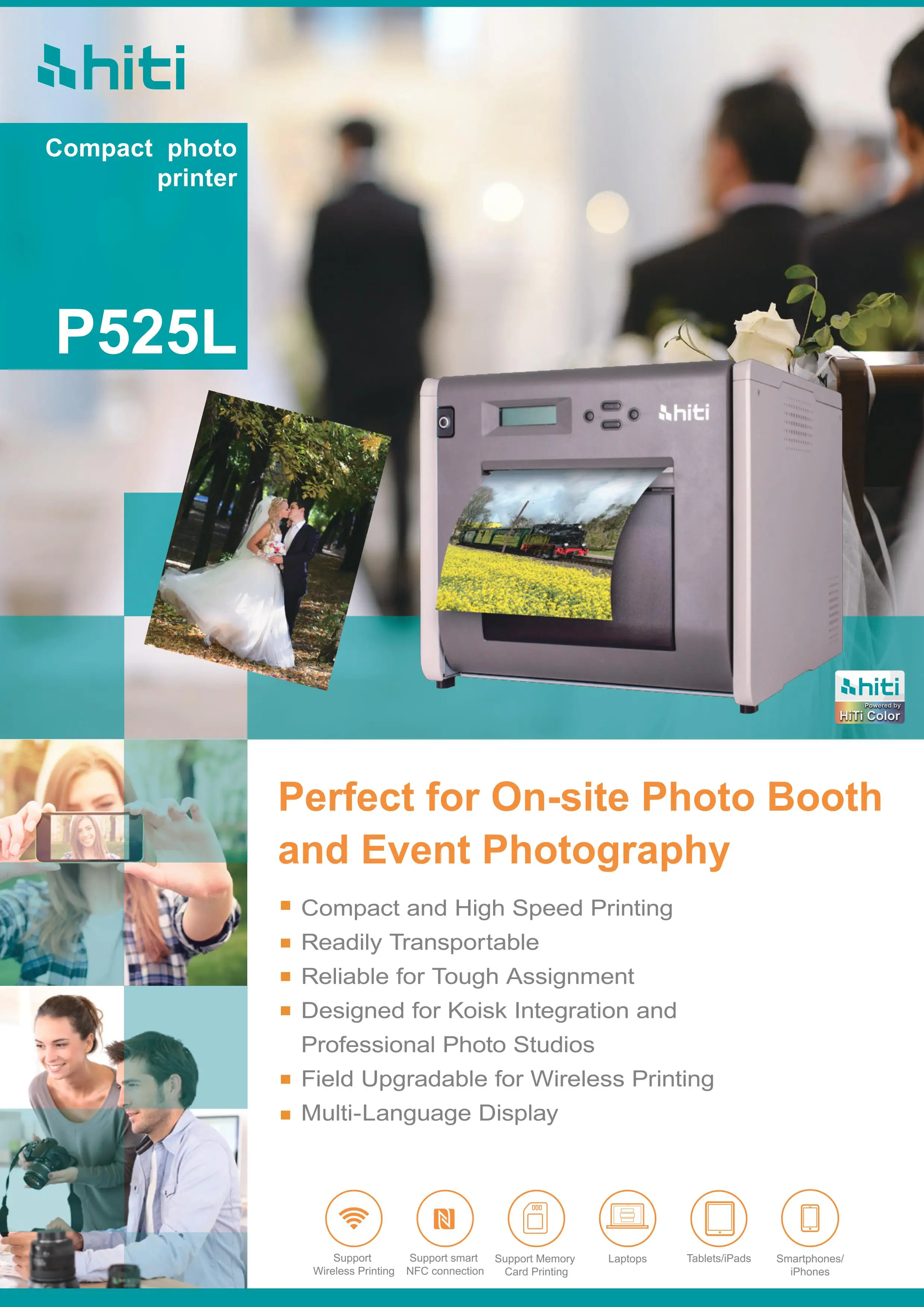 High Quality Photo Printer P525l/520l Fast Print Speed Photo Printer For Photo Booth