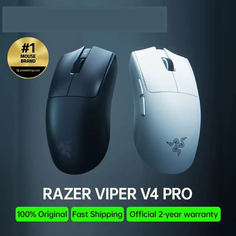 Razer for  Viper V4 Pro Wireless Gaming Mouse 49g Ultralight Focus Pro 50K Optical Sensor HyperSpeed for FPS Esports Gaming