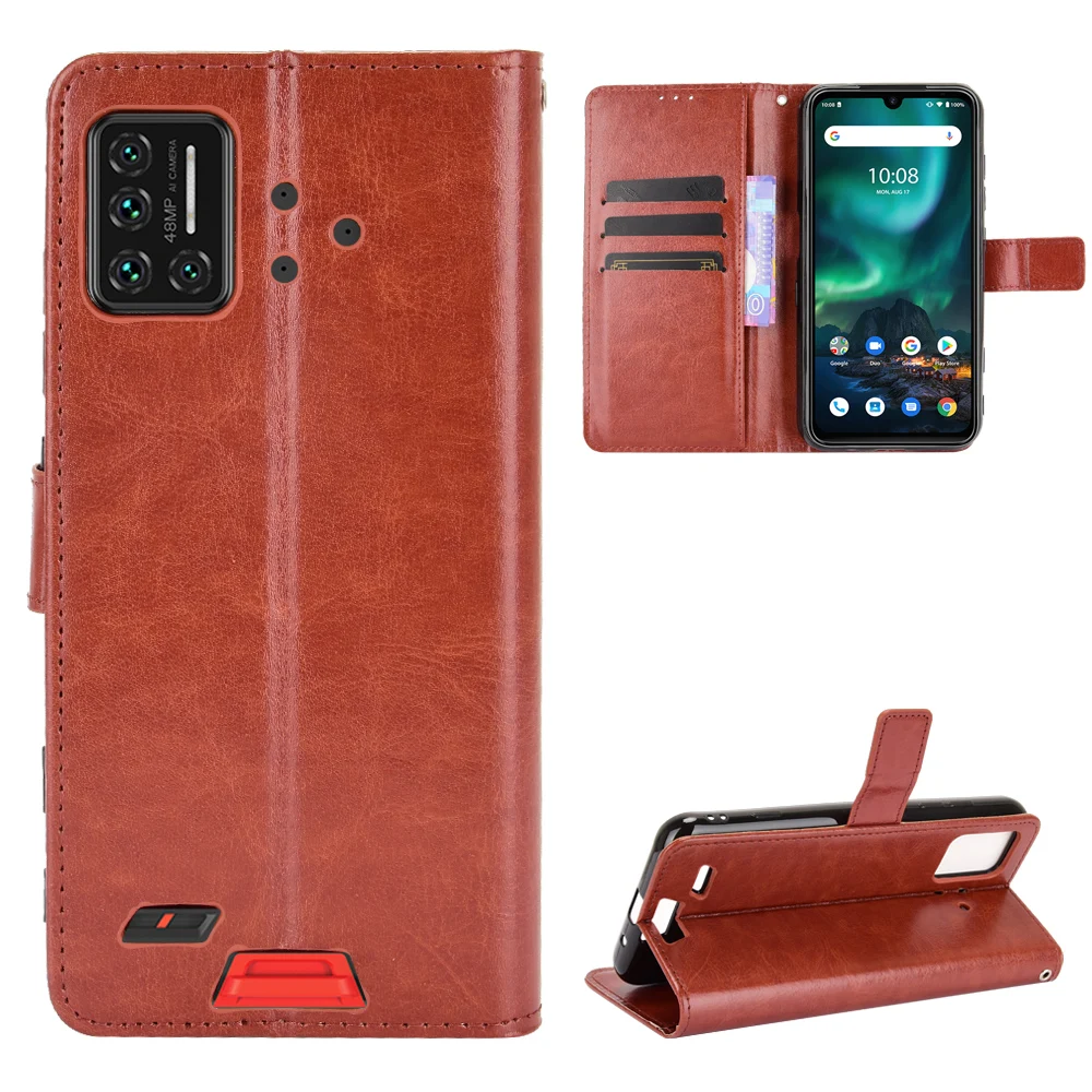 Flip Wallet PU Leather Case for UMIDIGI Bison/Bison GT/Bison Pro Mobile Phone Case Cover with Card Slot Holders Umidigi X10 Pro