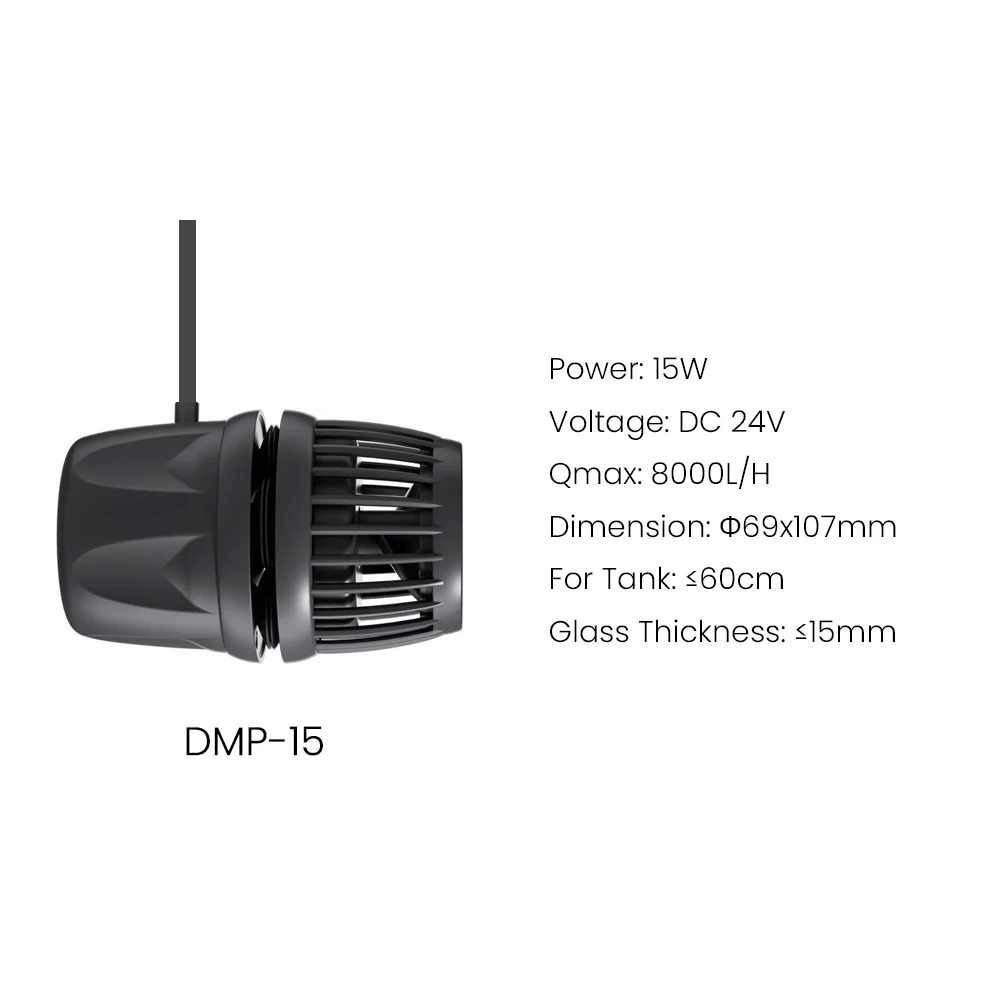 Jebao Jecod DMP-5/10/15/20/30/40 Nieuwe Smart Bluetooth App Controle Draadloze Zoetwater zoutwater Aquarium Aquarium Wavemaker Pomp