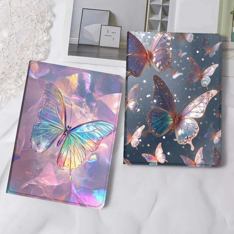 

Holographic Butterfly Wing Art Tablet Case For Apple iPad Air Pro mini 1 2 3 4 5 6 7 8 9 11 M2 M3 M5 M4 5th 6th 7th 10th 11th