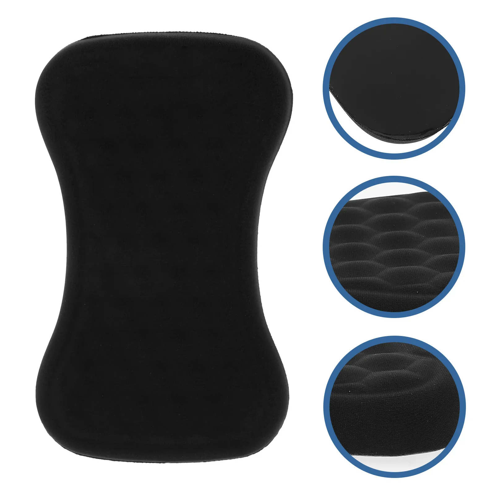 Premium Wrist Pad for Keyboard and Mouse Memory Foam Cushion Soft Cotton Top Non Slip Base Stylish Desk