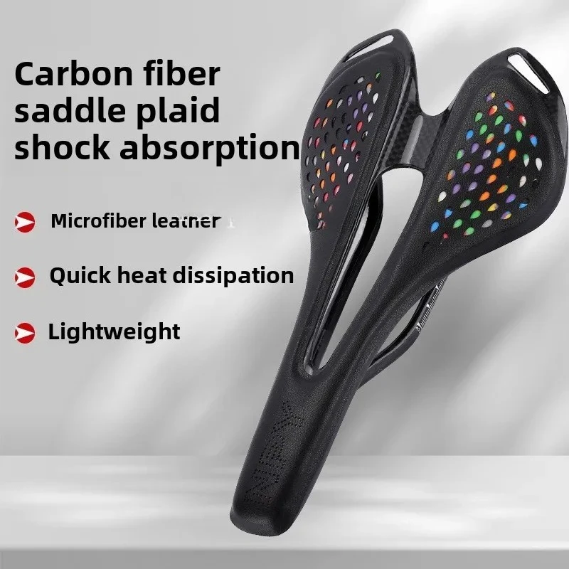 

Велосипедное седло с полым карбоновым основанием и поверхностью из микрофибры, 126 г, легкое, для шоссейных гонок и соревнований
