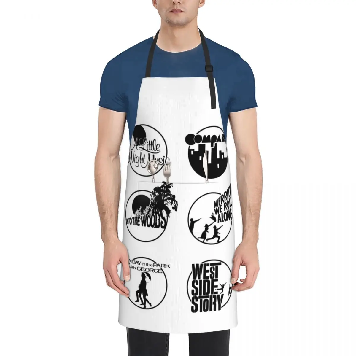 

Sondheim Musicals Apron kitchen utensil Costume Waiter Apron