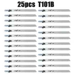 목재 금속 플라스틱 T 생크 지그 톱날, 왕복 톱날, T101B HCS, 100mm, 25 개