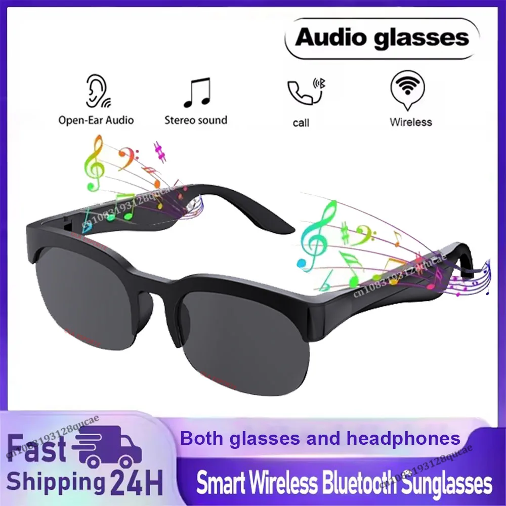 

Новые умные солнцезащитные очки Bluetooth V5.3, очки для звонков, спортивные наушники на открытом воздухе, HIFI, черные технологии, анти-сенсорный УФ-защита для мужчин и женщин