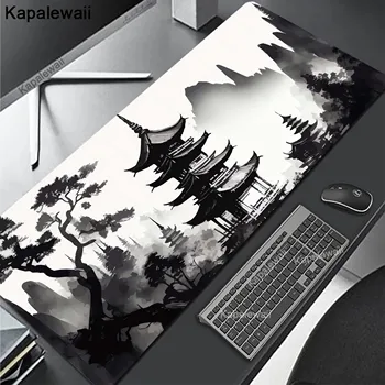 Dağ Serenity japonya sanat oyun Mouse Pad büyük Mouse Mat dizüstü bilgisayar faresi halı oyunu halı klavye pedleri oyun sümen 90x40