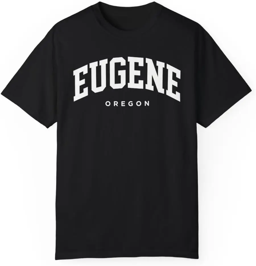 Eugene Oregon Adult Unisex Comfort Colors Short Sleeve T-Shirt