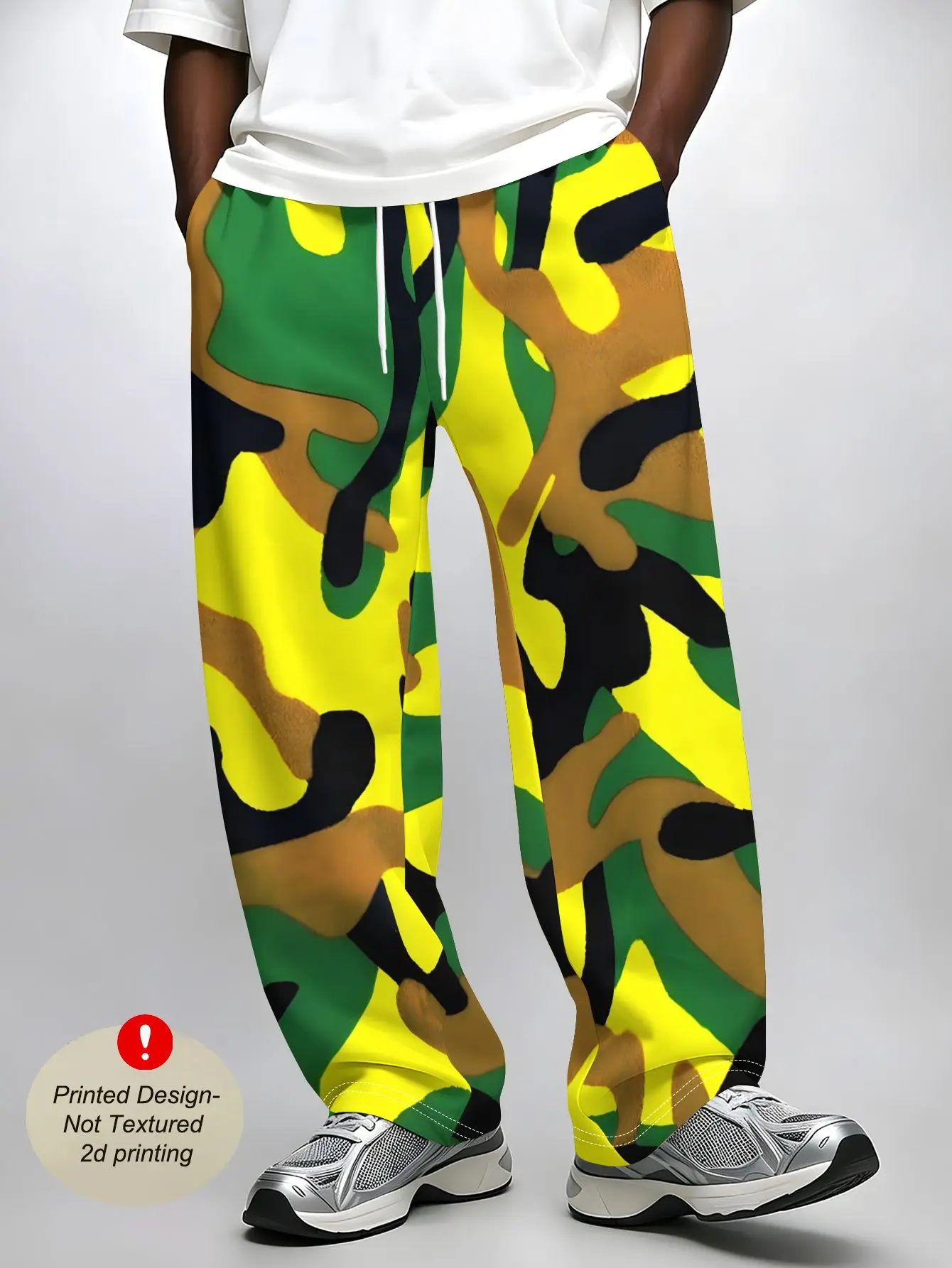 Dopamine Camouflage Pants! Couple Style Lightweight Outdoor Camping Street Sports Fitness Pants in Large Size