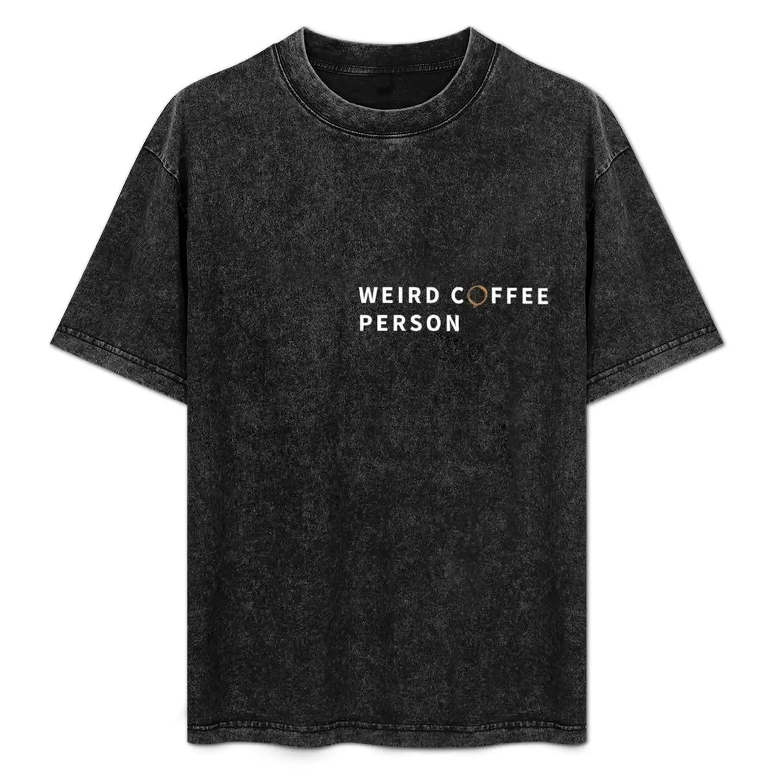 

Weird Coffee Person T-Shirt summer clothes funny meme t-shirts oversize t-shirts man designer shirts Men's clothing