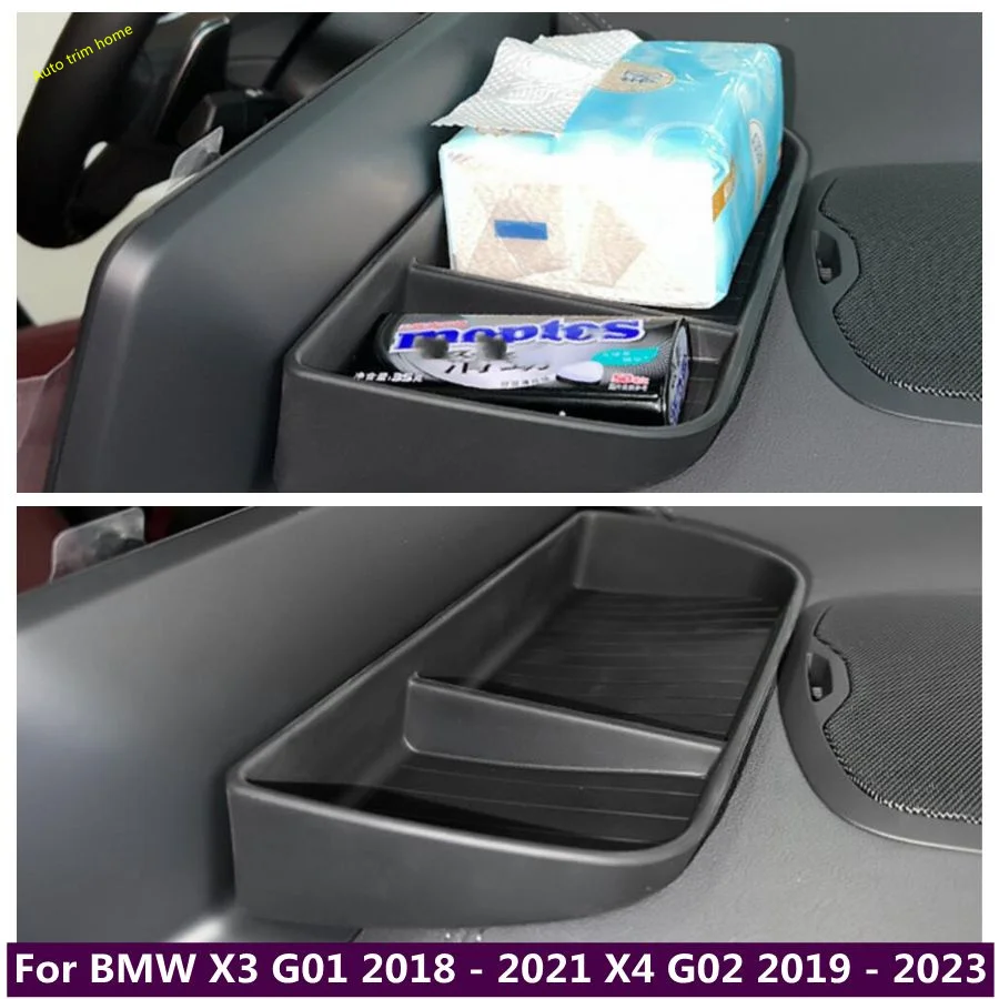 

Dashboard Instrument Multifunction Container Storage Box Cover For BMW X3 G01 2018 - 2021 / X4 G02 2019 - 2023 Car Accessories