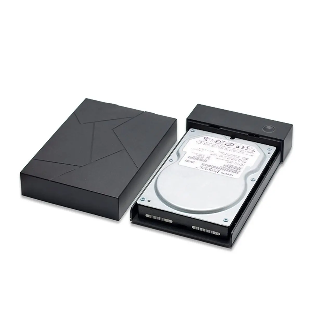 

Stable- 3.5 Inch HDD Case SATA to USB 3.1 Type C Adapter External Hard Drive Enclosure for 2.5" 3.5" SSD Disk HDD Case EU PLUG