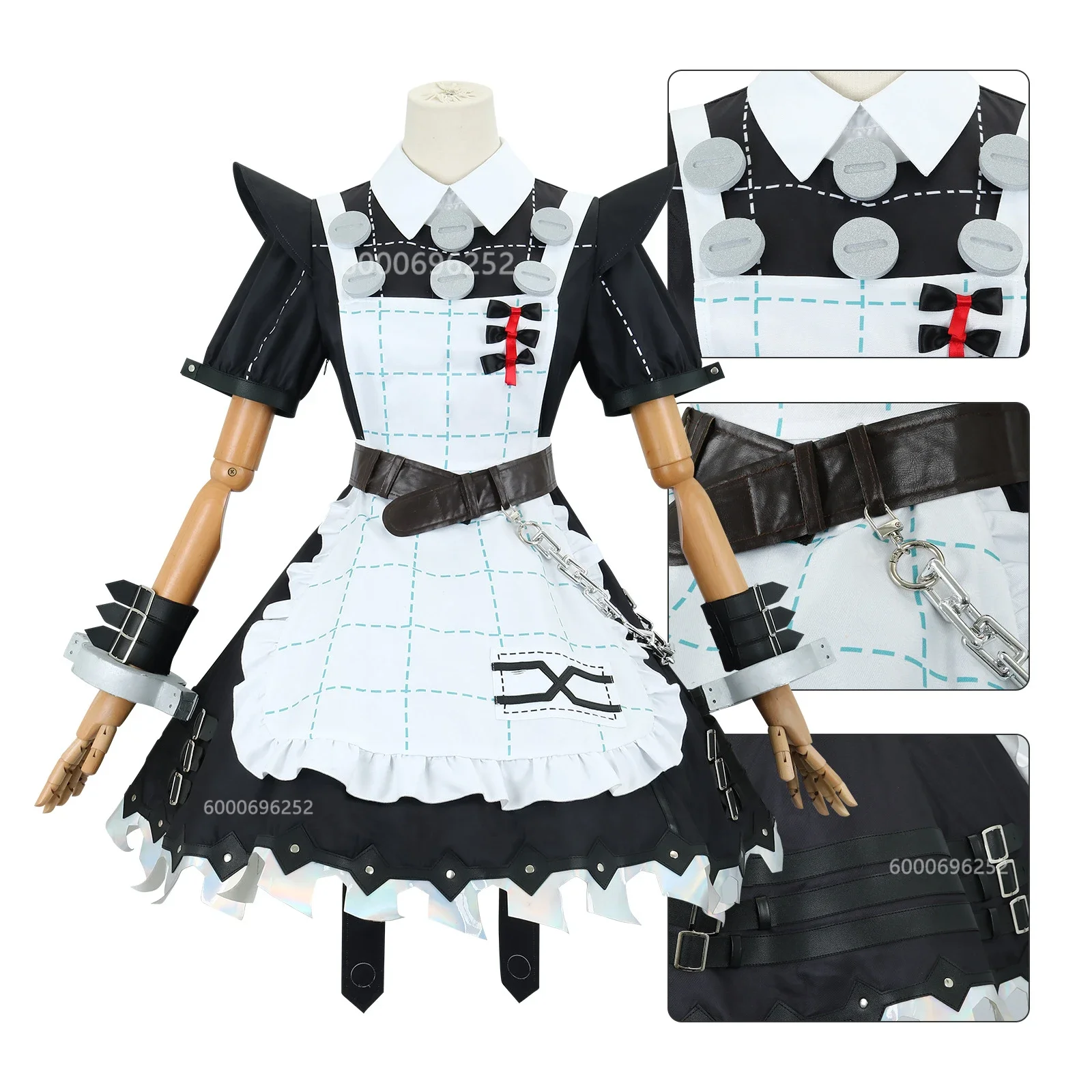 Zenless Zone Zero Corin Wickes Costume Cosplay Set completo parrucca vestito Halloween Party Uniform gioco di ruolo per ragazze donne