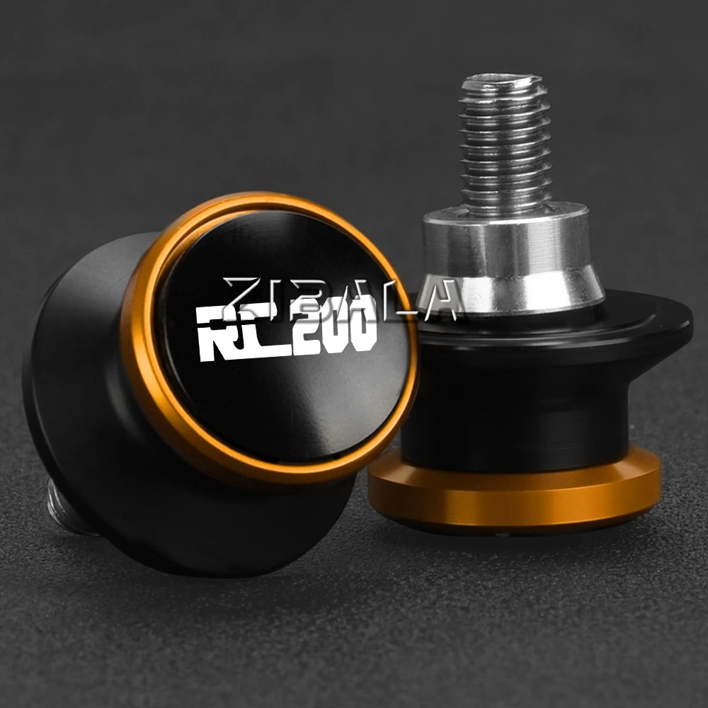 

Motorcycles FOR RC200 Duke 200 10MM Swingarm Spools Rear Stand 2014~2024 2023 2022 RC 200 RC-200 Accessible Screws Sliders