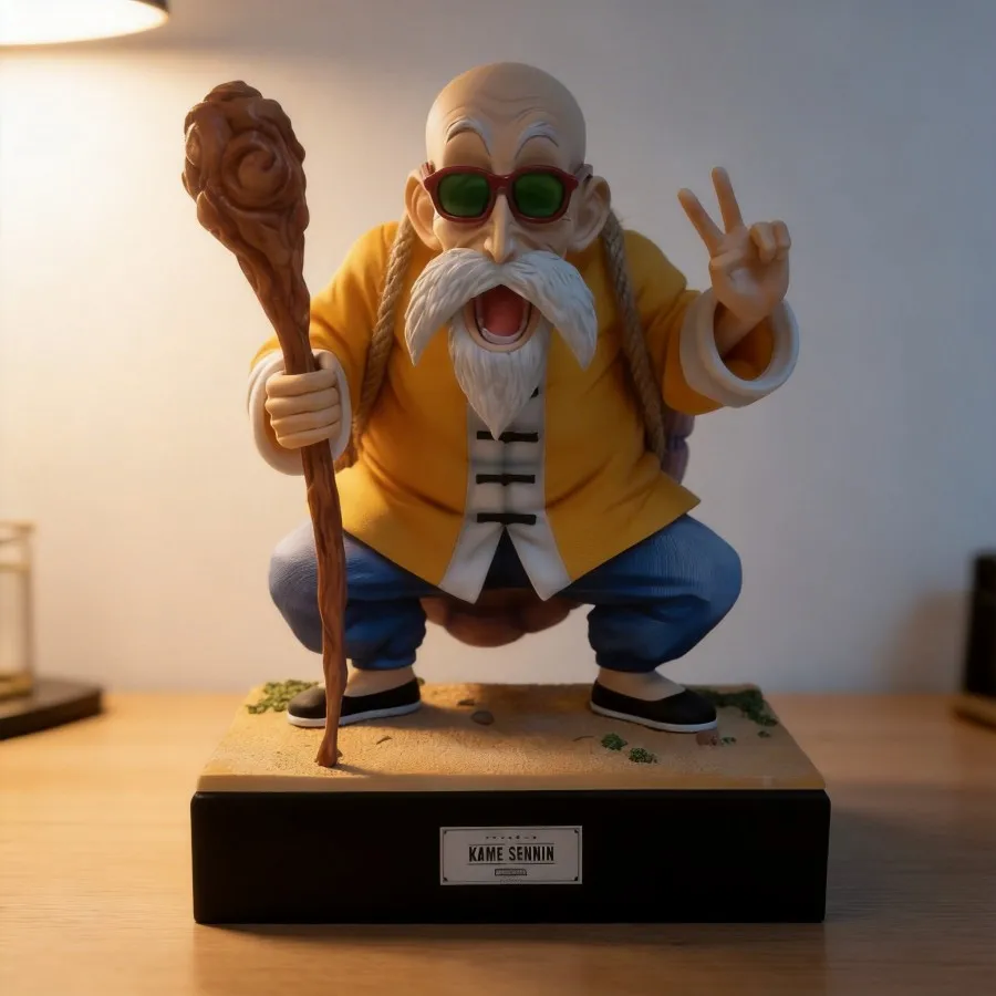 

Статуэтка Мастера Роши из Dragon Ball, коллекционная фигурка GK, высококачественное украшение для рабочего стола, подарок, 24 см