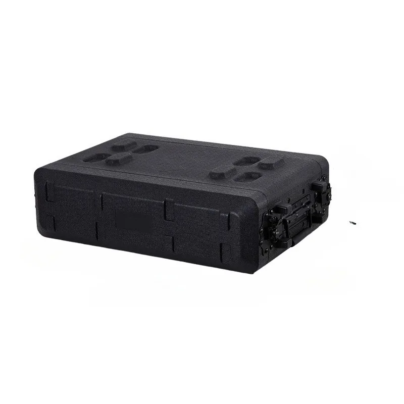 HDPE Shockproof Rack Flight Case 260/390 Series Portable Audio Cabinet For Mic Receiver Communication Equipment Transport