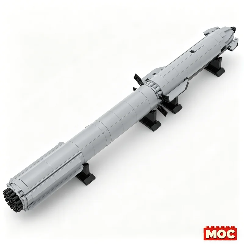 1317PCS SpaceX Starship & Super Heavy Spacecraft MOC Model Custom Blocks DIY Assembly Toy Space And Rocketry Fans Display Gift