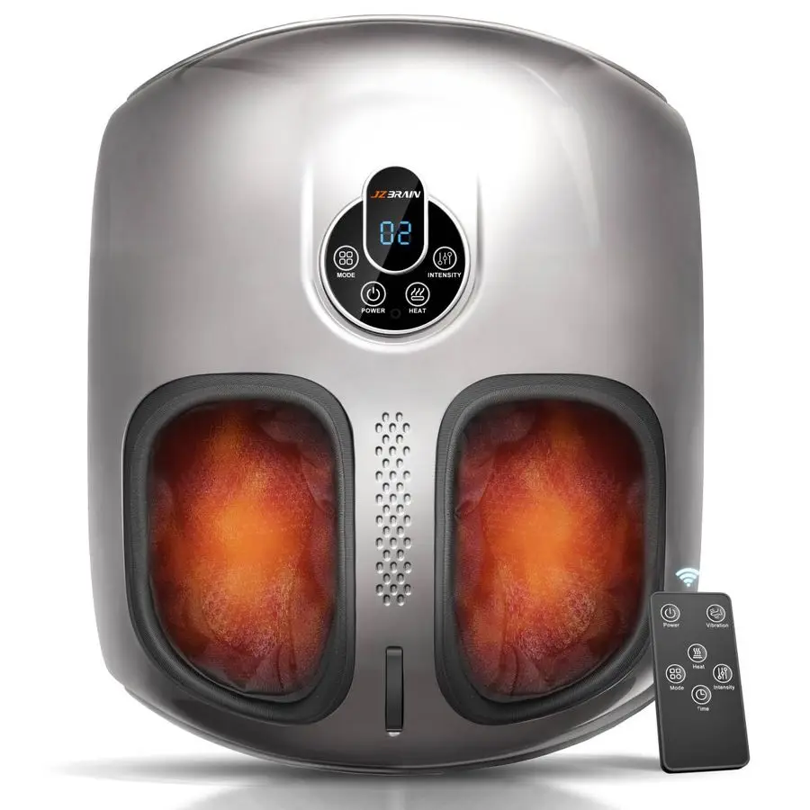 

Foot Massager Machine with Heat Deep Kneading Foot Massager with Vibration amp Compression for Plantar Fasciitis amp Neuropathy