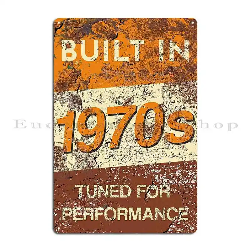 Customiseable Rusted Retro Metal Birth Year Plate Birthday Metal Sign Party Kitchen Poster Personalized Club Bar Tin Sign Poster