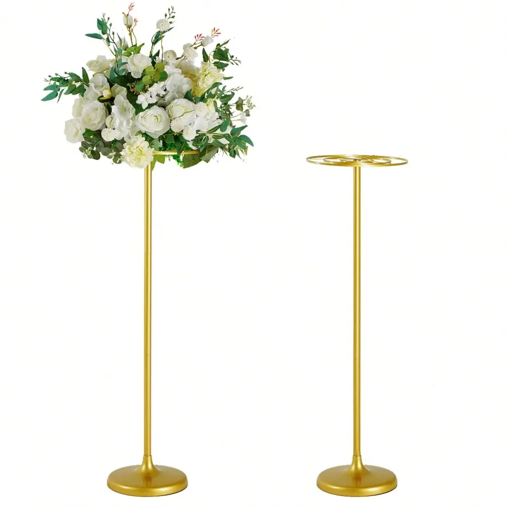 

39.3in Tall Flower Stand Metal Wedding Centerpieces, Elegant Wedding Flower Vases Centerpiece Leads Road Stands For Wedding Par