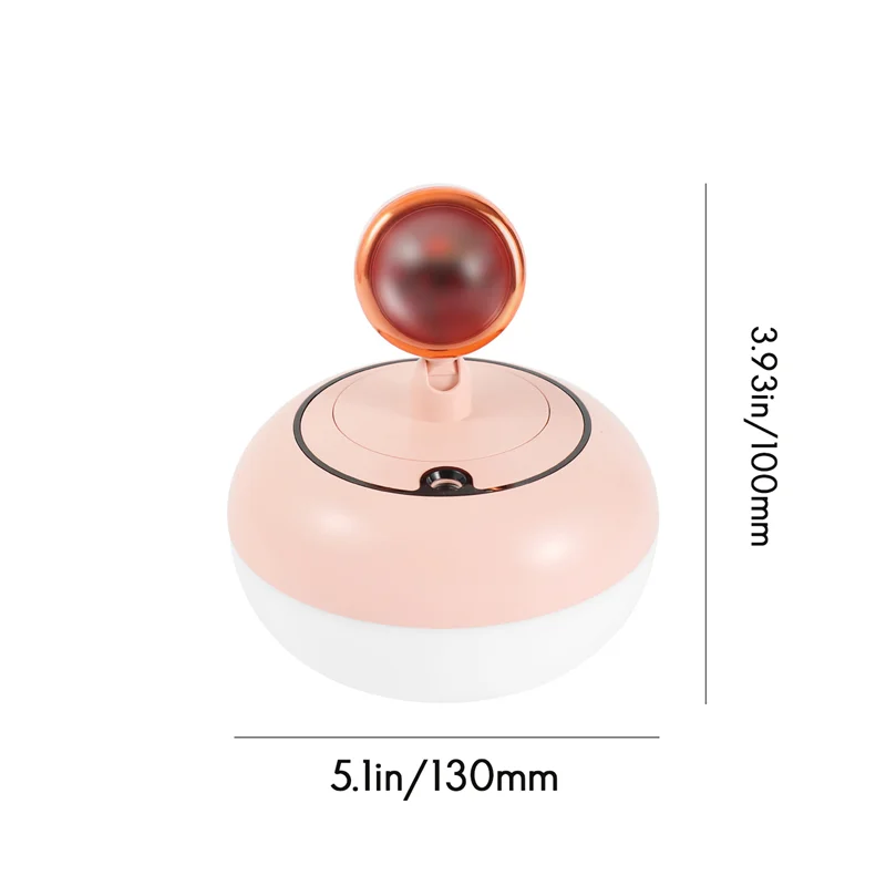Sunset Night Light 2 in 1 Mini Wireless Sunset Lamp Air Humidifier Diffuser Desktop for Home Office Take Photos