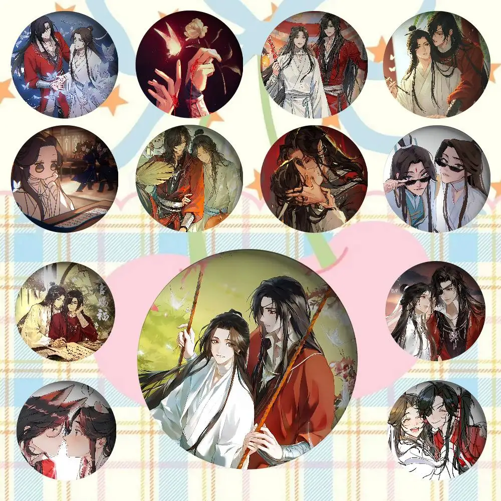 أنيمي السماء المسؤولين نعمة شارات صفيح لينة زر دبوس بروش شارة معدنية مخصصة مجوهرات اكسسوارات قبعة حقيبة التلبيب #2