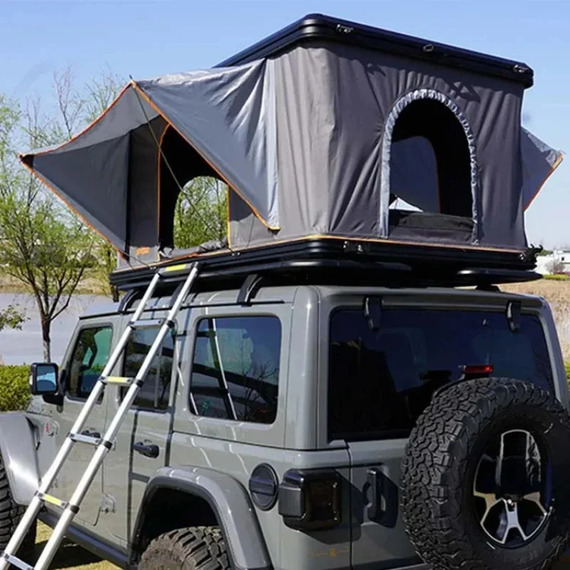 Hot-Selling High Quality Outdoor Camping Car Off-Road-Up - Person Rectangular Hard Top Roof Tent