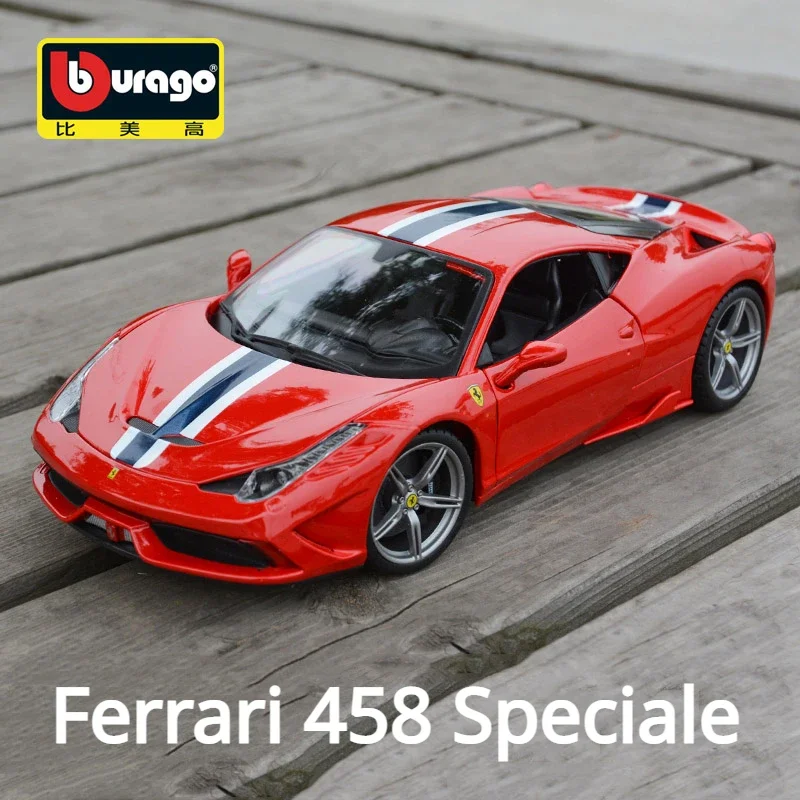 

Bburago 1:18 Ferrari 458 Speciale Sports car High Simulation Diecast Car Metal Alloy Model Car gift collection decorative toy