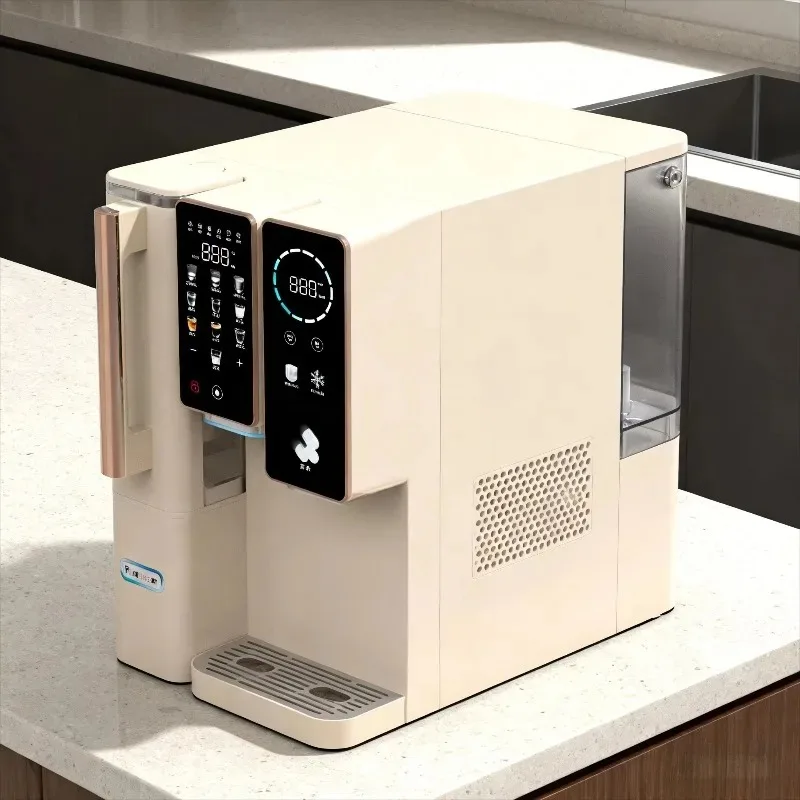 

Настольная система обратного осмоса с резервуаром для воды на 5,5 литров, портативный очиститель воды, бытовой фильтр для воды с функцией приготовления льда.