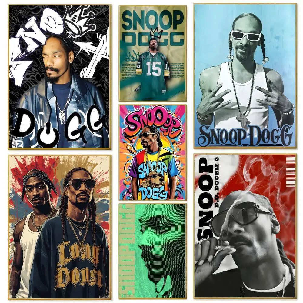 USLegendRap S-Snoop D-Dogg Poster Wall art print art suitable for living room bedroom bar parlor home decor gift