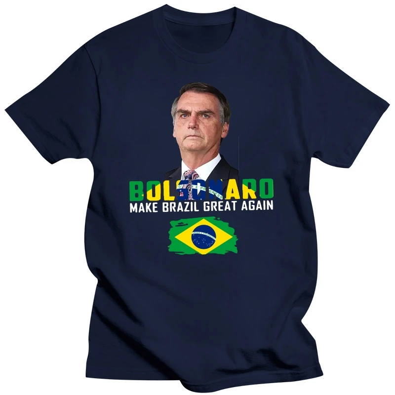 Bolsonaro 2018 para presidencia do Brasil Black T-Shirt Size S-3XL