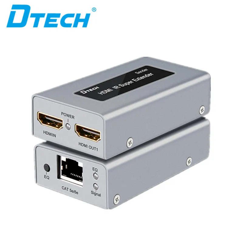 Extensor HDMI 50m Cabo extensor HDMI 1080p @ 60hz Extensor HDMI com IR