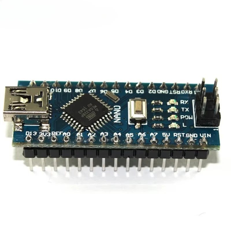 Professional Mini ATmega328P 5V 16MHz Micro Module Development Board with 2-Line Pin Head