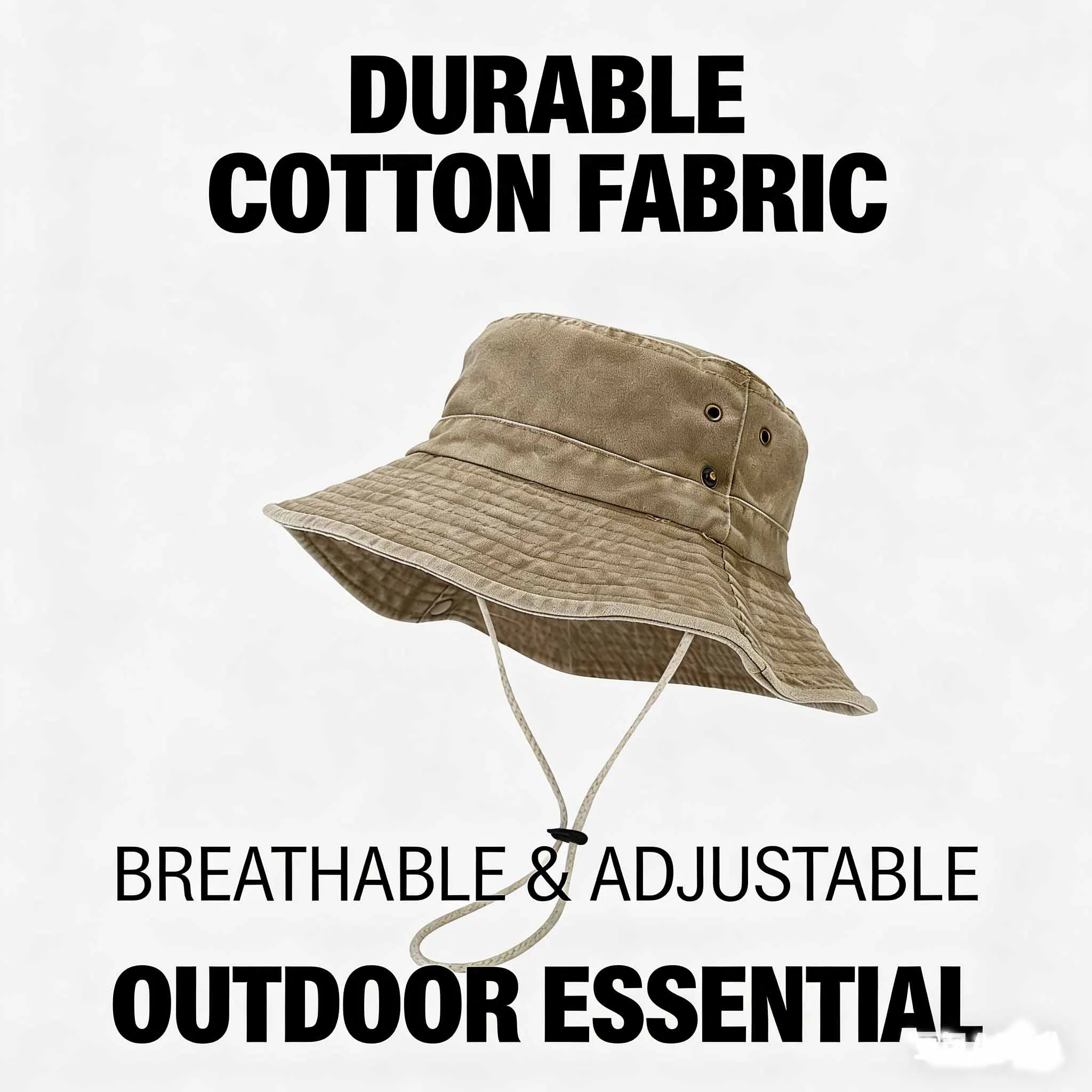 Spring summer new spliced large eave washed old fishing hiking hat men outdoor travel sun protection women sun shading hat
