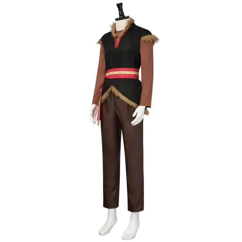 

Movie Kristoff Top and Pants Cosplay Stage Performance Costume Halloween Masquerade Carnival Party Outfits for Men FD1;6
