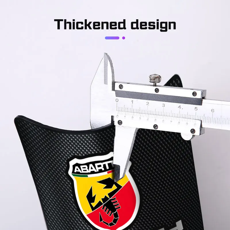 For Abarth 595 124 Fiat 600 500L Ducato Panda Grande Punto Car Dashboard Sticky Pad Phone Holder PVC Non Slip Mat Accessories view 3