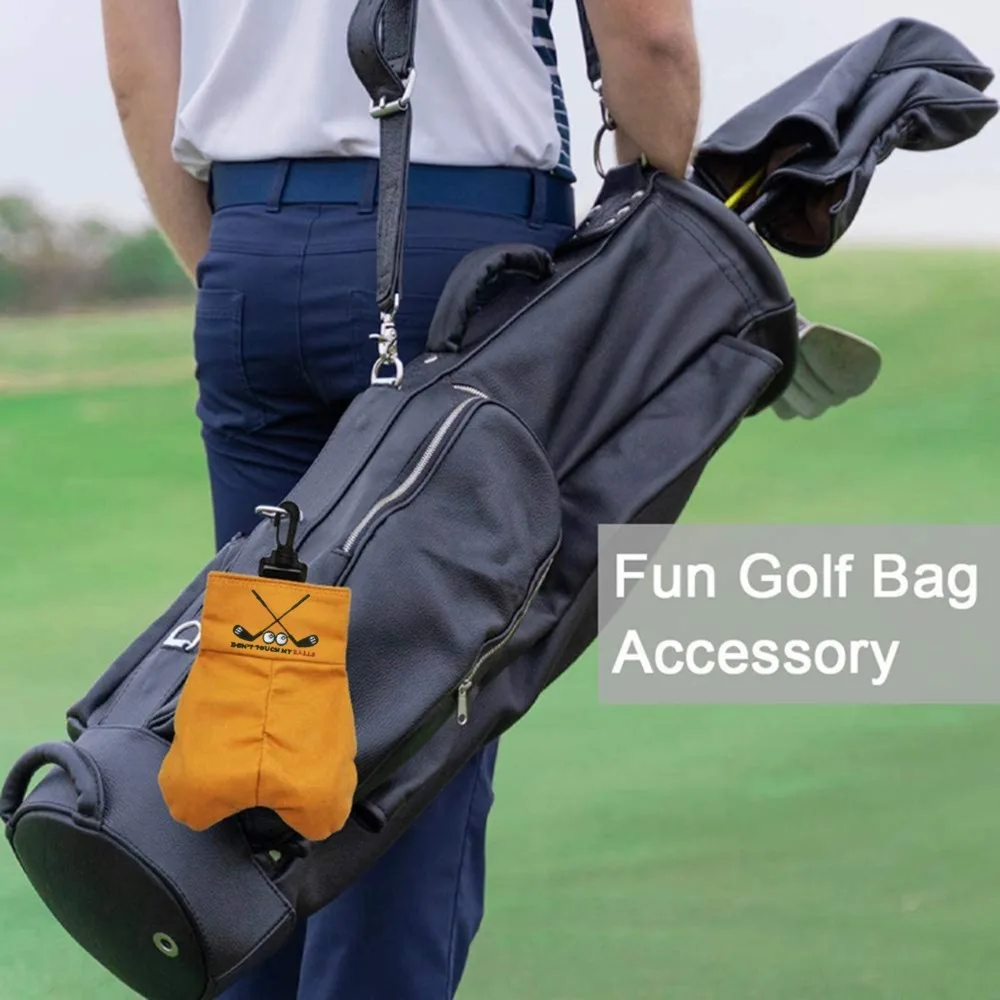 

Prank Golf Sacks Golf Ball Holder Case Organize Golf Ball Pocket Portable Golf Ball Carrier Funny Golf Ball Pouch Golf Bag