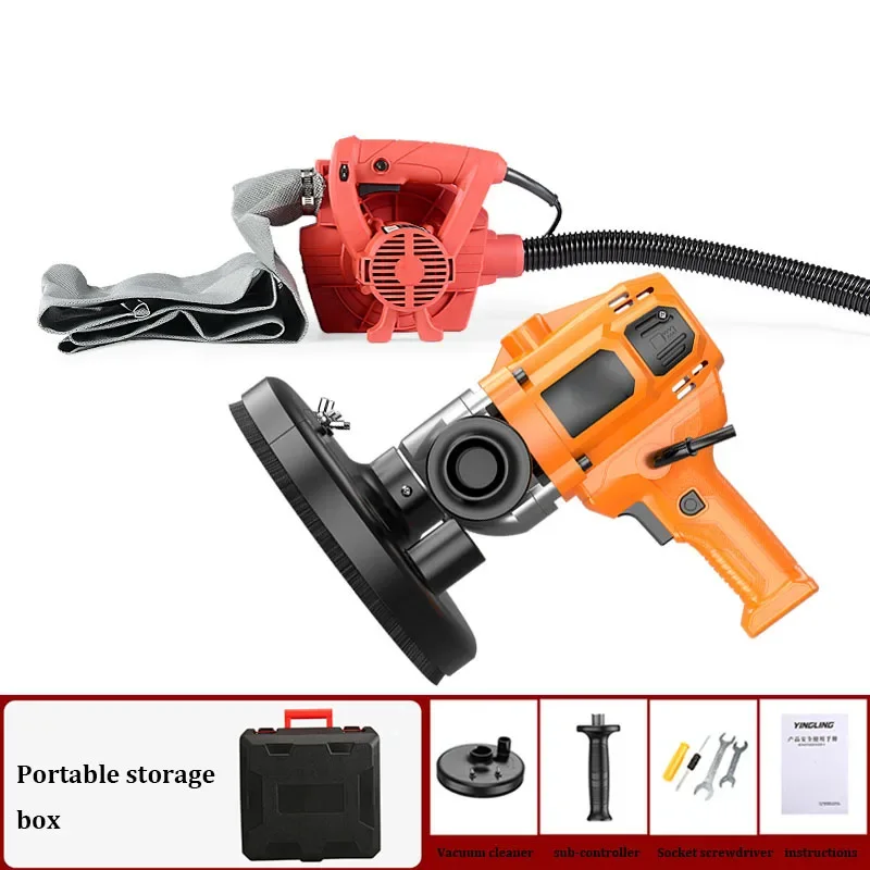 220V  Concrete Grinder Wall Flooring Splicing Joints Cement Block Grinder Multi-Function Rough Grinder Polishing Machine