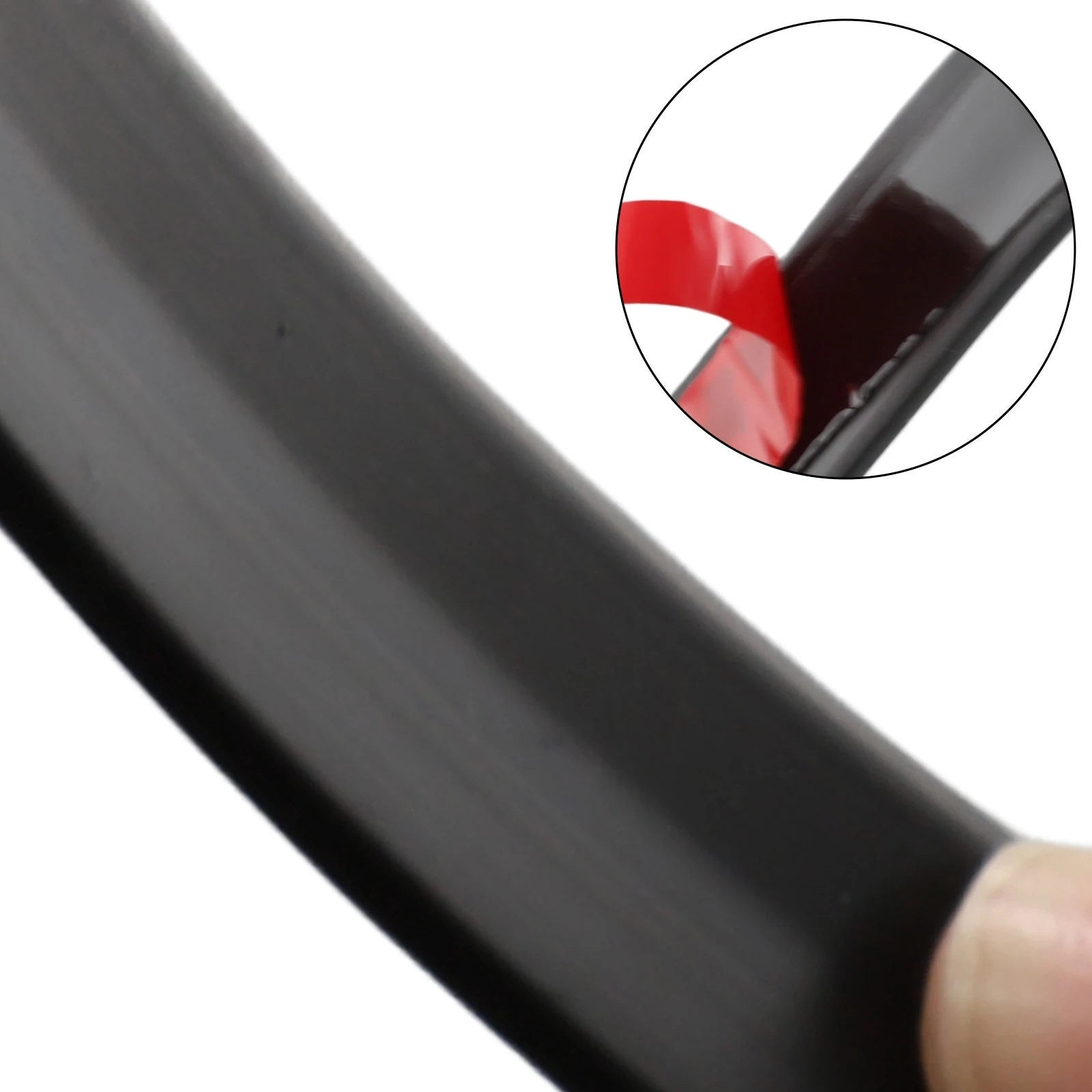Automotive Windshield Seal Strip 1.8M Rubber for Front Hood Wind Deflector Trim Installed Under Windshield Wiper Panel