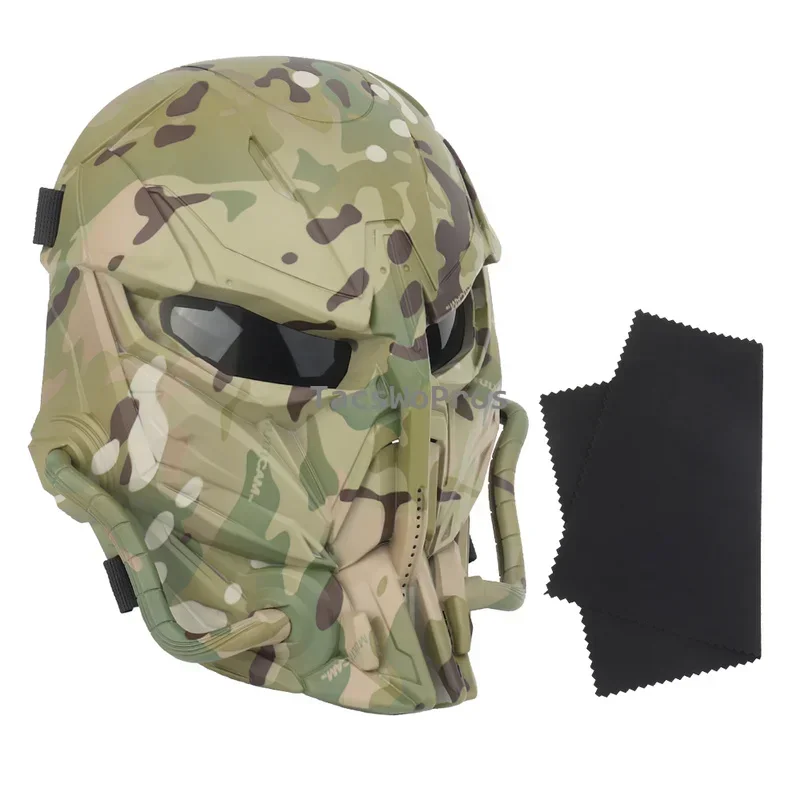 Airsoft Mask Breathable Tactical Paintball Combat CS Protection Full Face Mask Men Hunting Shooting Wargame Sports Face Masks