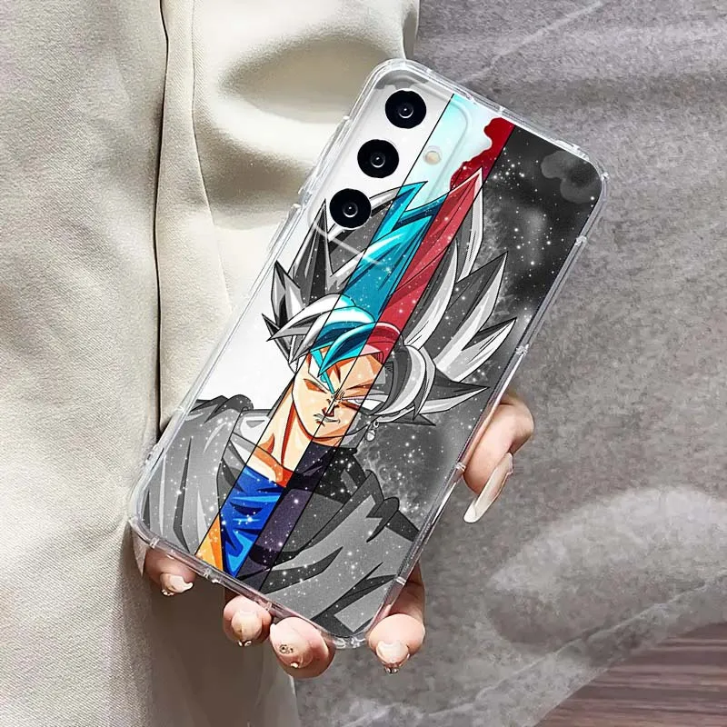 حافظة لهاتف سامسونج جالاكسي S25 S24 S23 S22 S21 S20 Edge Plus Ultra FE 5G شفافة ناعمة