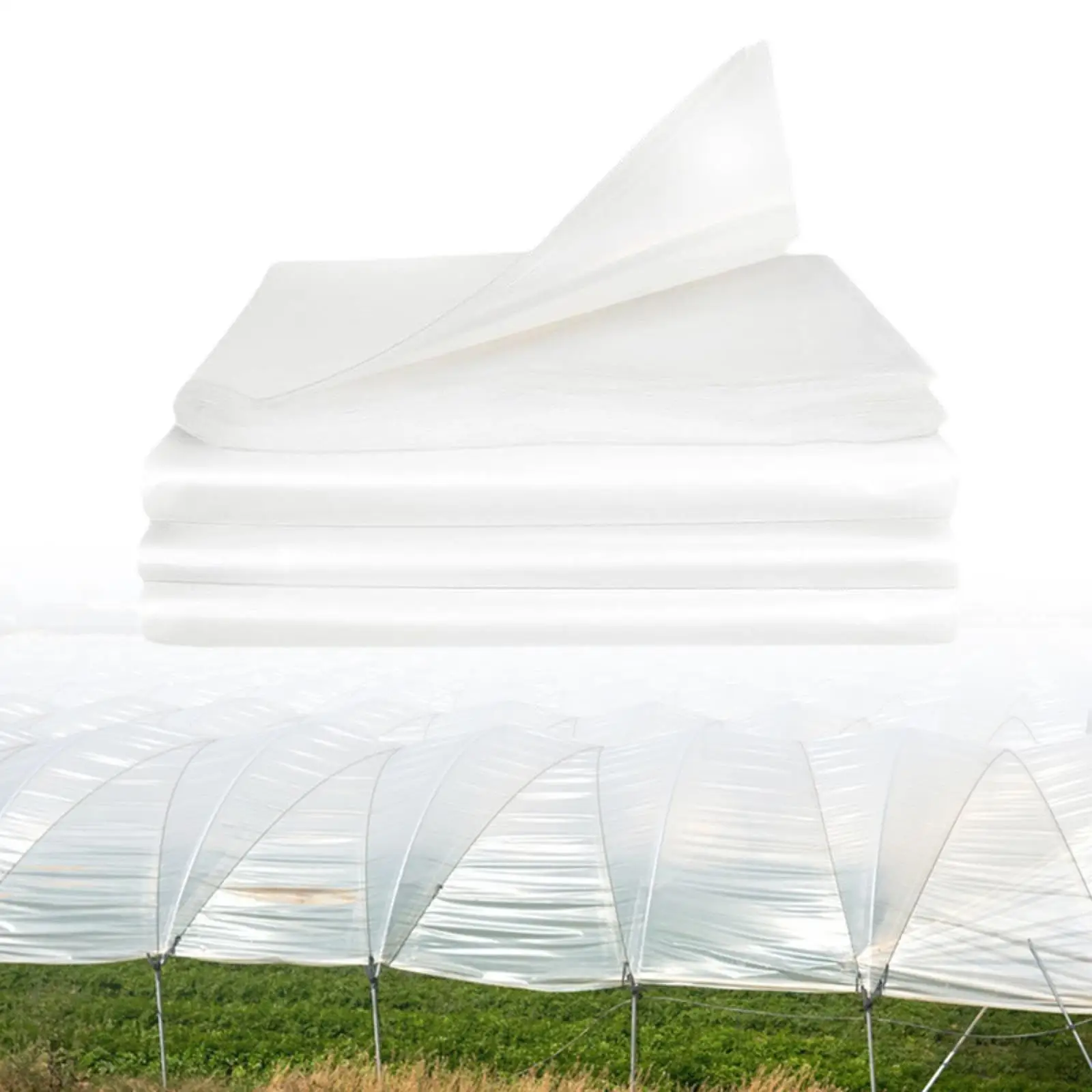 

Outdoor Greenhouse Sheeting for Freeze Protection, Easy to Install And Strong