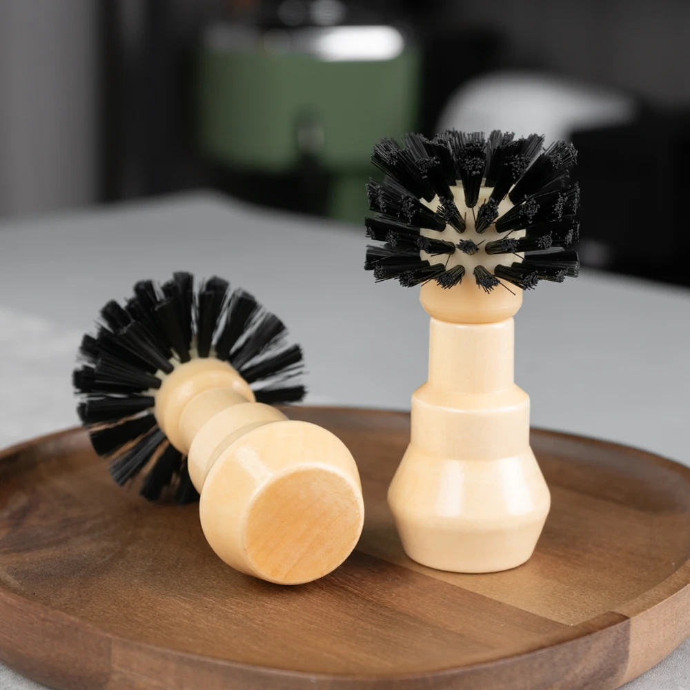 Sturdy Espresso Machine Cleaning Brush Portafilter Basket Cleaner Nylon Bristle Coffee Grouphead Cleaning Tool Barista