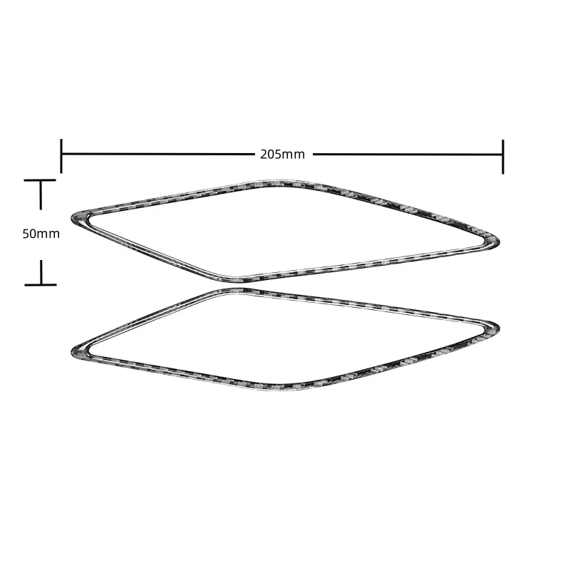 폭스바겐 자동차 문짝 A 기둥 스피커 프레임 커버 스티커, 탄소 섬유 트림, 자동차 인테리어 액세서리, 폭스바겐 골프 8 MK8 2020 2021