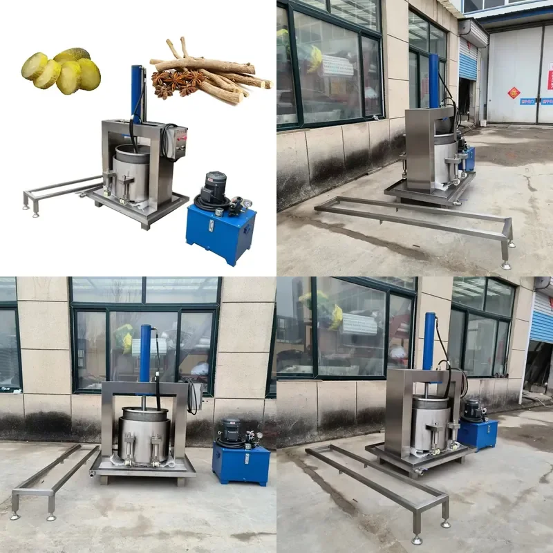 for Cider Vinegar and Soy Sauce Residue Extrusion Oil Press Ginger Juice Extraction Cold Press Fruit Juicer Machine