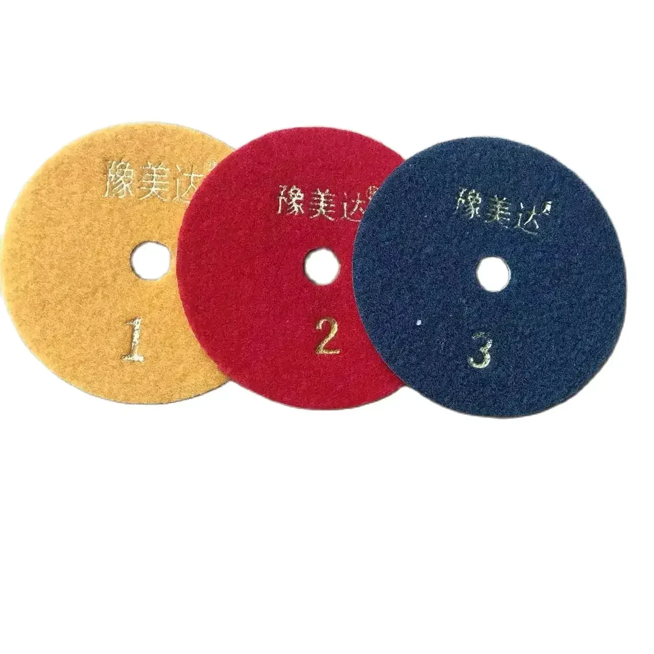 3 Bước Bộ 4 Inch 100Mm Kim Cương Khô Ướt Miếng Đánh Bóng Cho Đá Cẩm Thạch Máy Mài Góc Cầm Tay Máy Đánh Bóng