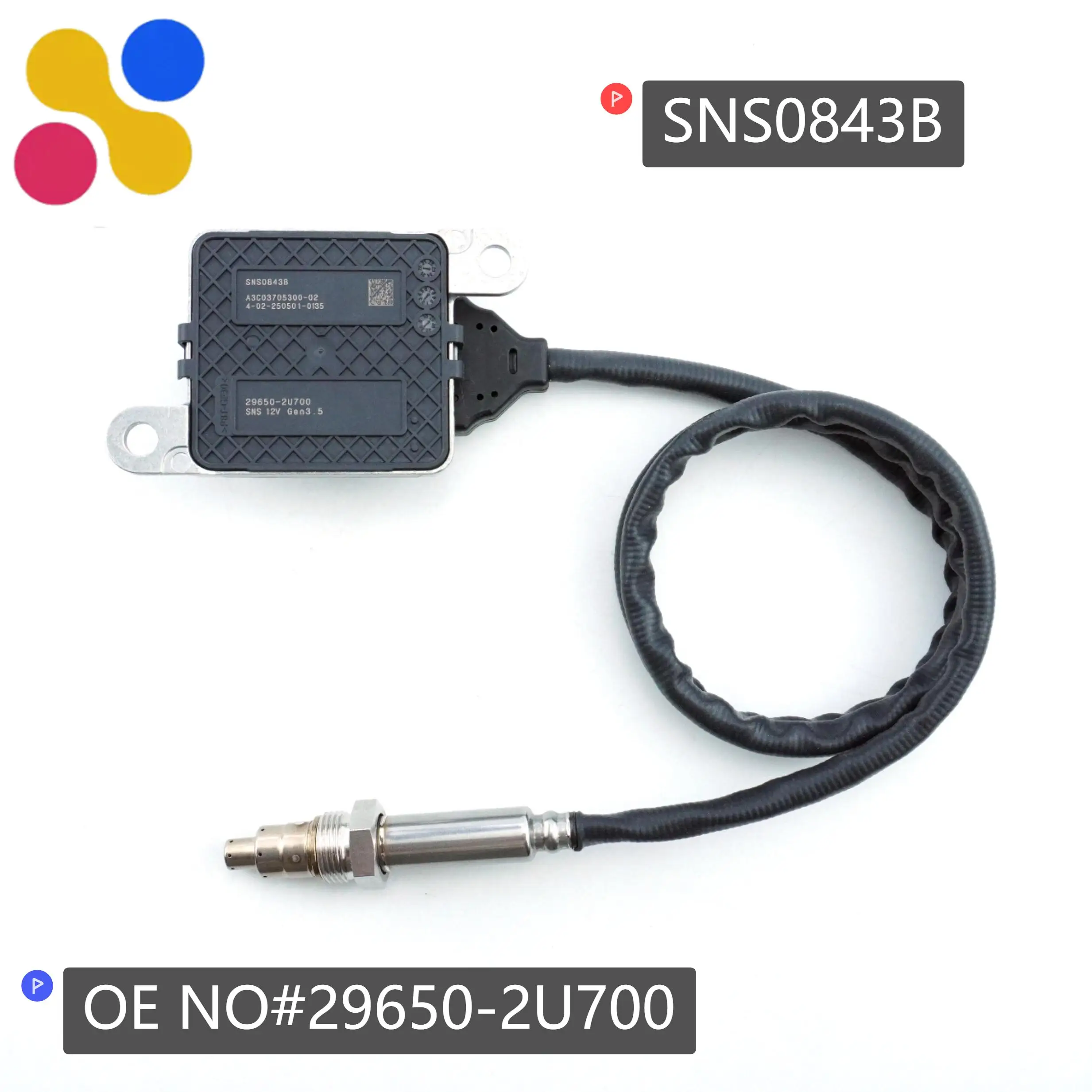 

29650-2U700 SNS0843B NOX Sensor High Performance Nitrogen Oxide Sensor for HYUNDAI Good Quality Truck Parts 296502U700